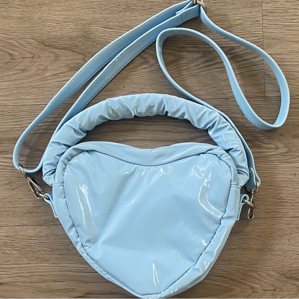 Wild Fable Light Blue Heart Crossbody Bag